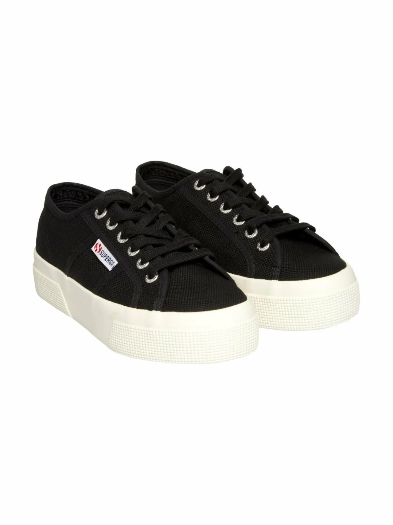 Urheilujalkineet|Tennarit & Sneakerit<Superga Platform-tennarit ADK BLACK/F AVORIO