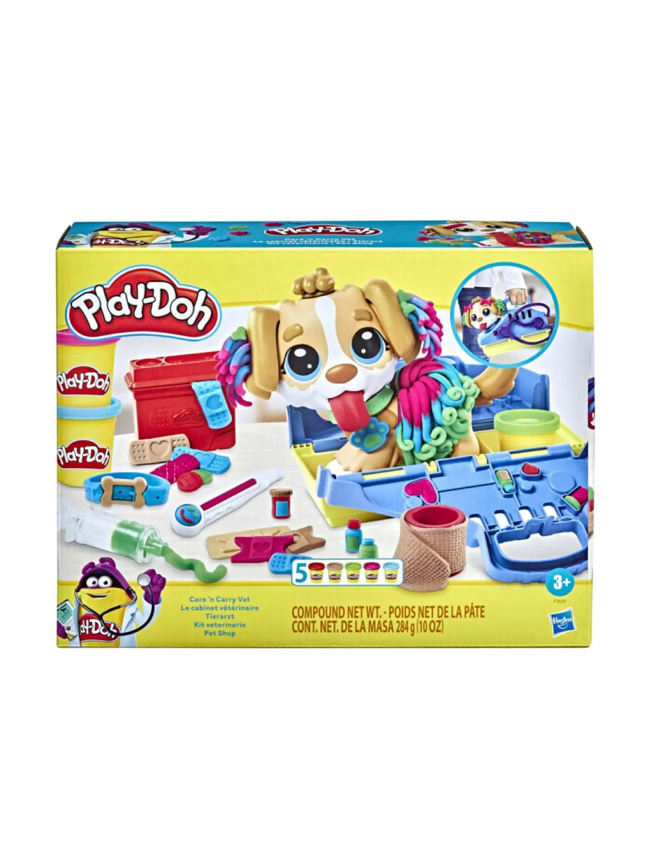 Luovuus & Oppiminen<PLAY-DOH Leikkisetti Eläinlääkäri Care N Carry Vet