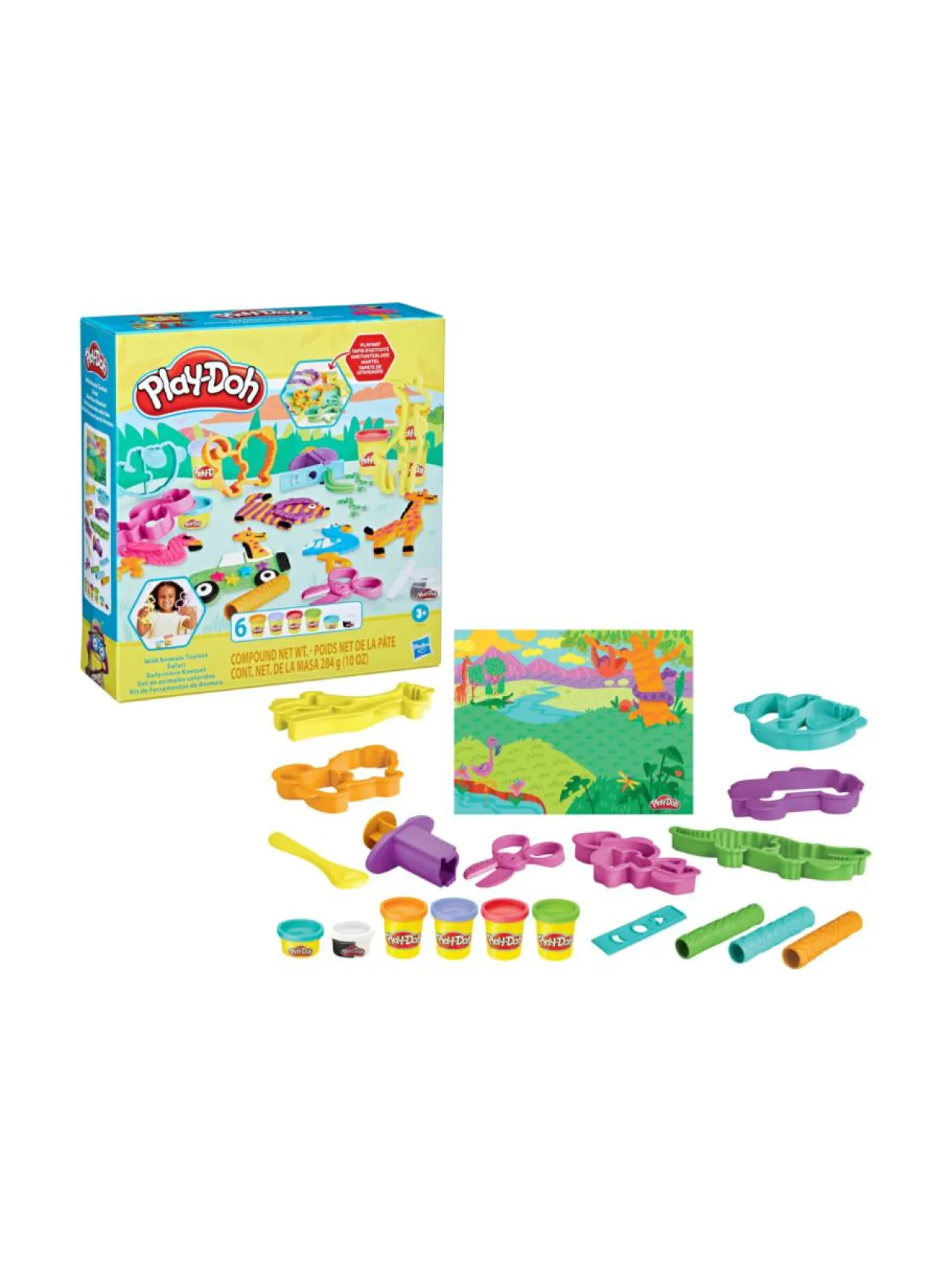 Luovuus & Oppiminen<PLAY-DOH Leikkisetti Villieläimet