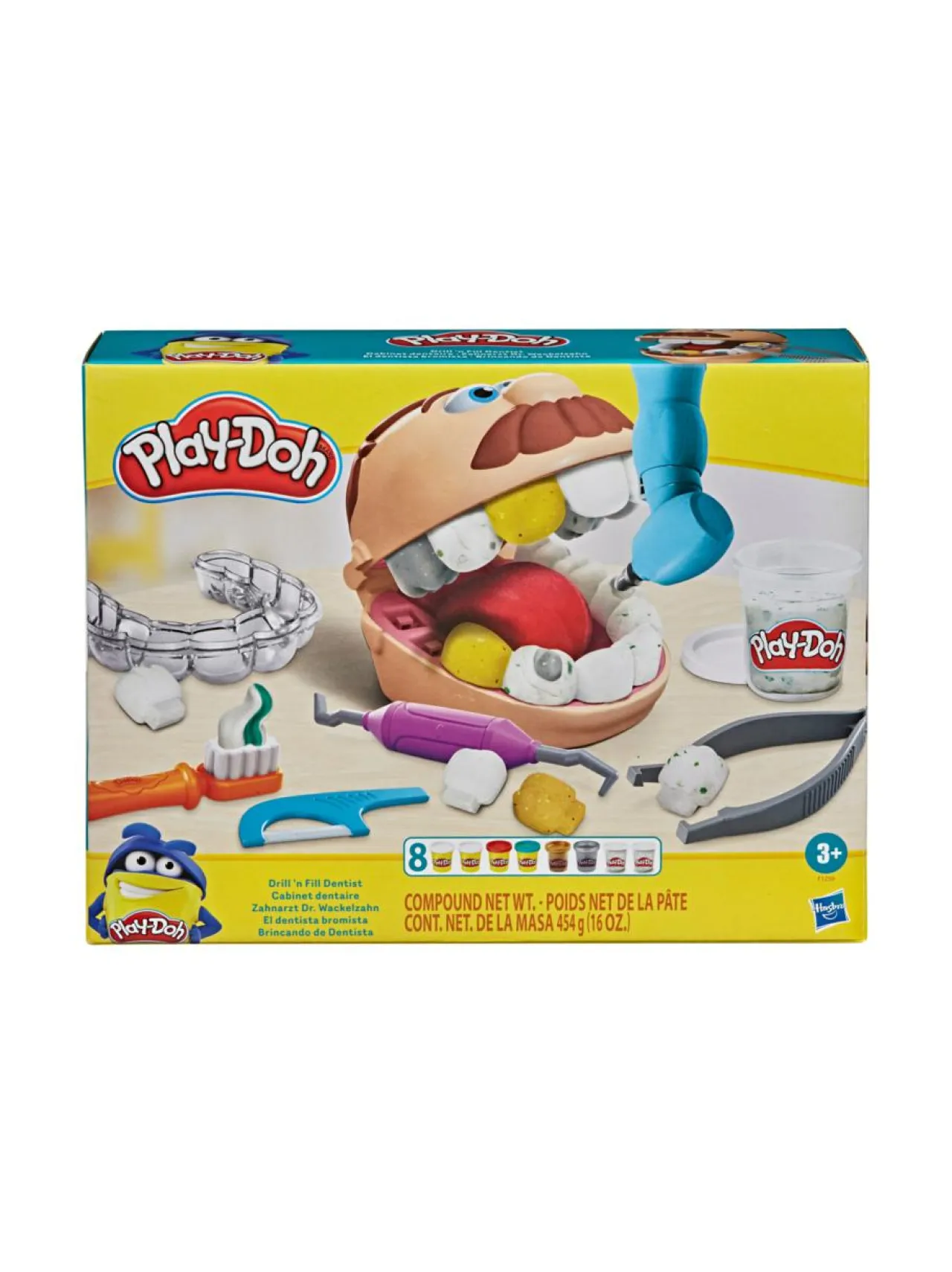 Luovuus & Oppiminen<PLAY-DOH Poraa ja paikkaa -hammaslääkärileikkisetti
