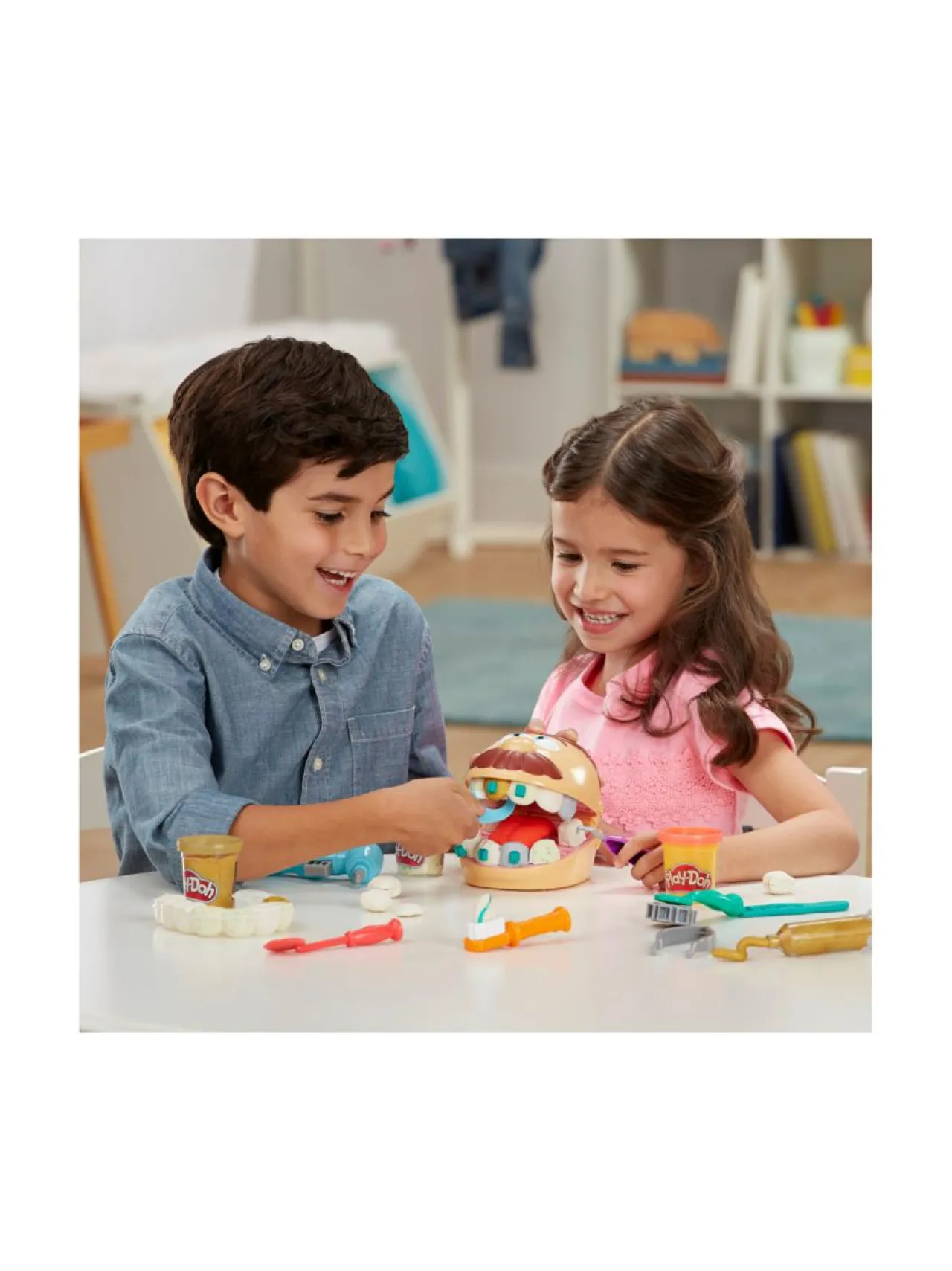 Luovuus & Oppiminen<PLAY-DOH Poraa ja paikkaa -hammaslääkärileikkisetti
