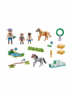Rakennussarjat<PLAYMOBIL HORSES OF WATERFALL Ponikilpailu 71495