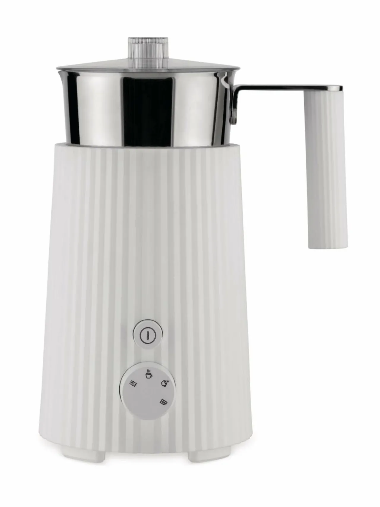 Vatkaimet & Sekoittimet<Alessi Plissé-maidonvaahdotin W WHITE