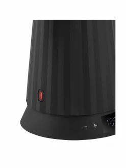 Kahvin- & Vedenkeittimet<Alessi Plissé-vedenkeitin lämpötilansäädöllä 1,7 l B BLACK