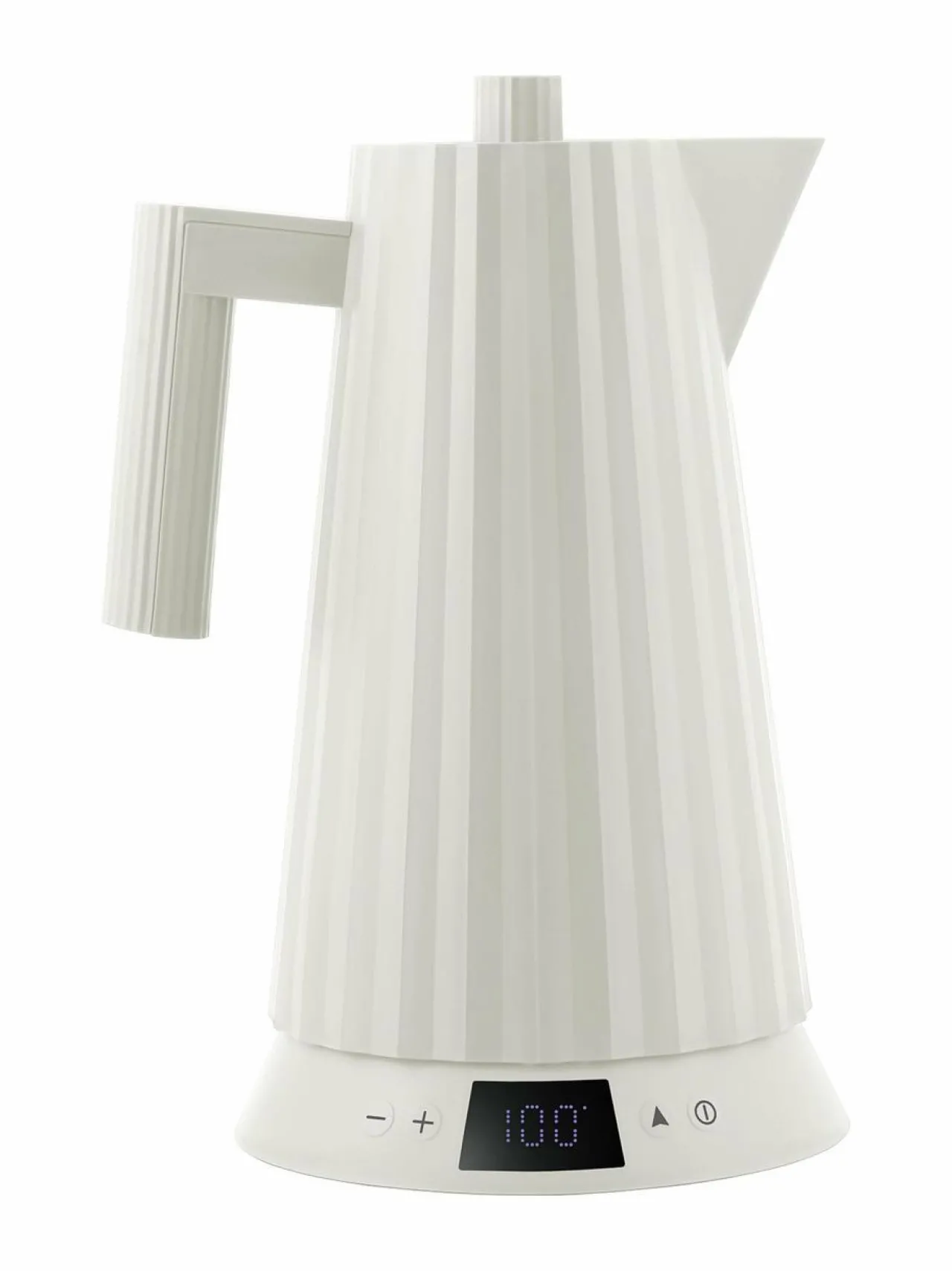 Kahvin- & Vedenkeittimet<Alessi Plissé-vedenkeitin lämpötilansäädöllä 1,7 l W WHITE