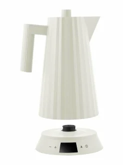 Kahvin- & Vedenkeittimet<Alessi Plissé-vedenkeitin lämpötilansäädöllä 1,7 l W WHITE
