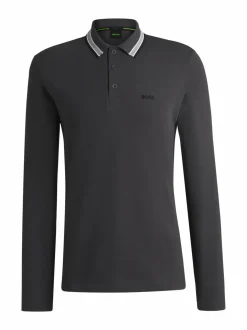 Paidat<BOSS Plisy-pikeepaita 027 DARK GREY