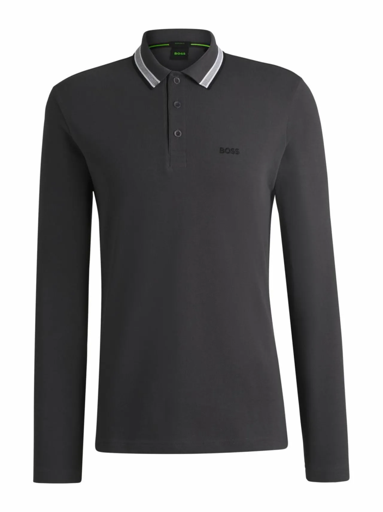 Paidat<BOSS Plisy-pikeepaita 027 DARK GREY