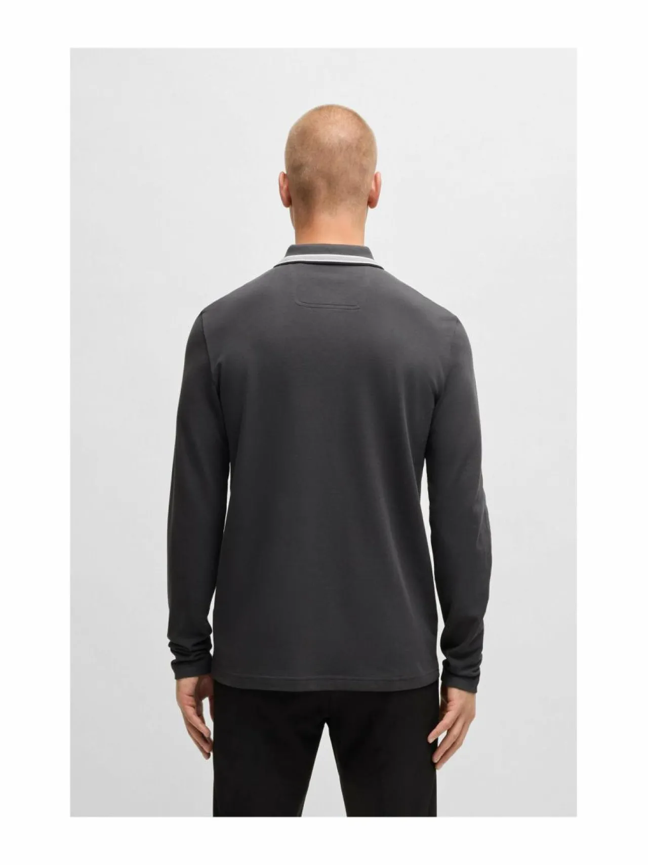 Paidat<BOSS Plisy-pikeepaita 027 DARK GREY