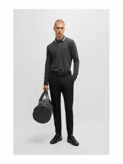 Paidat<BOSS Plisy-pikeepaita 027 DARK GREY