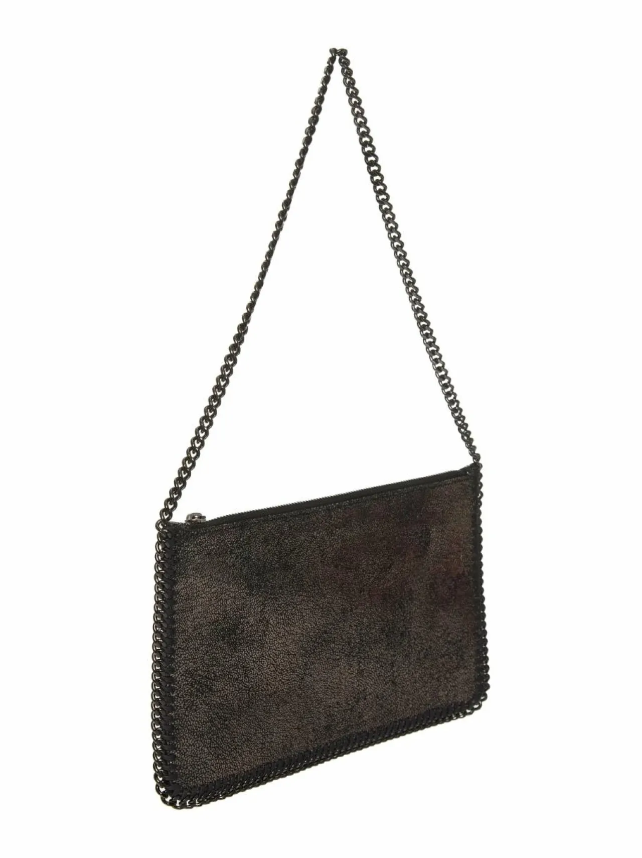 Pikkulaukut<Stella McCartney Pochette Shiny -olkalaukku 1111 RUTHENIUM