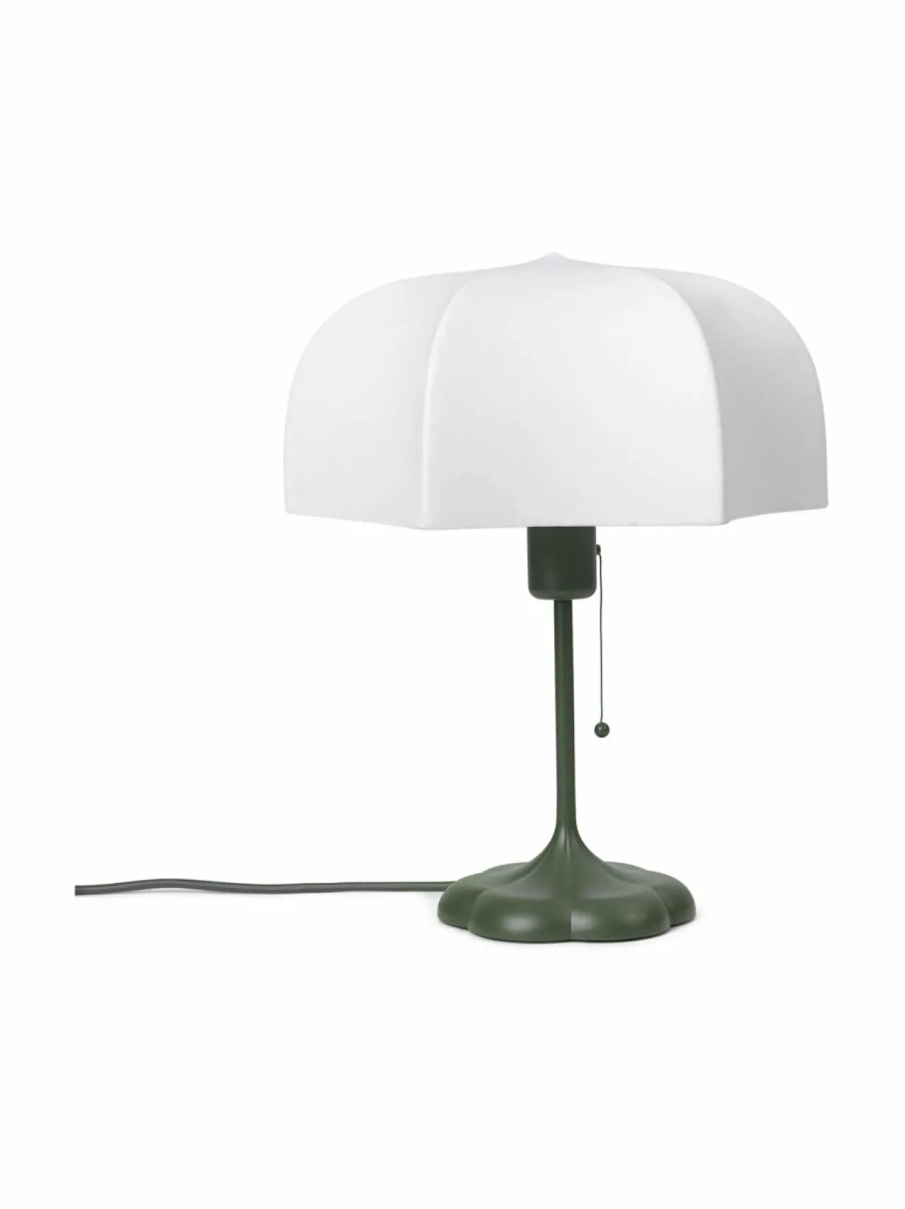 Pöytävalaisimet<Ferm Living Poem-pöytävalaisin WHITE/GRASS GREEN