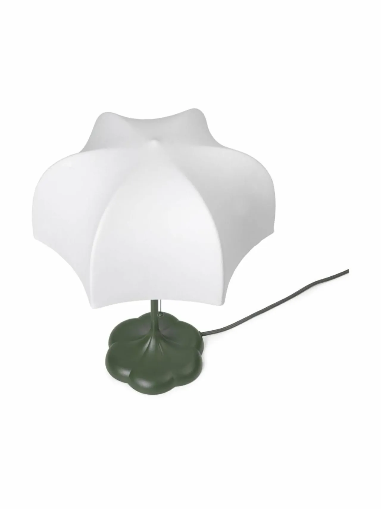 Pöytävalaisimet<Ferm Living Poem-pöytävalaisin WHITE/GRASS GREEN