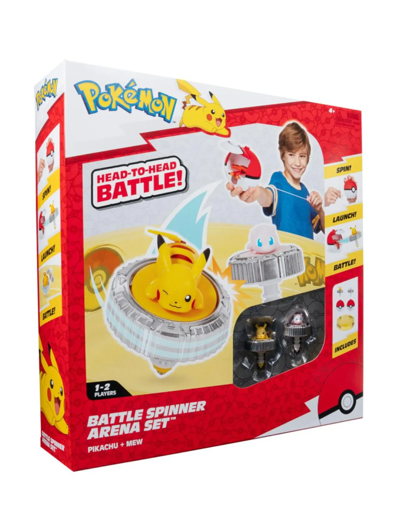 Figuurit & Interaktiiviset Lelut<POKEMON Taisteluareenasetti, 2 spinneriä
