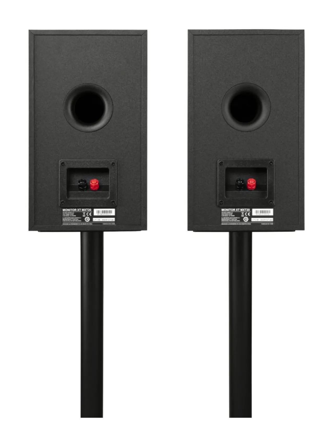 Audio<Polk Audio MXT20 hyllykaiuttimet, musta