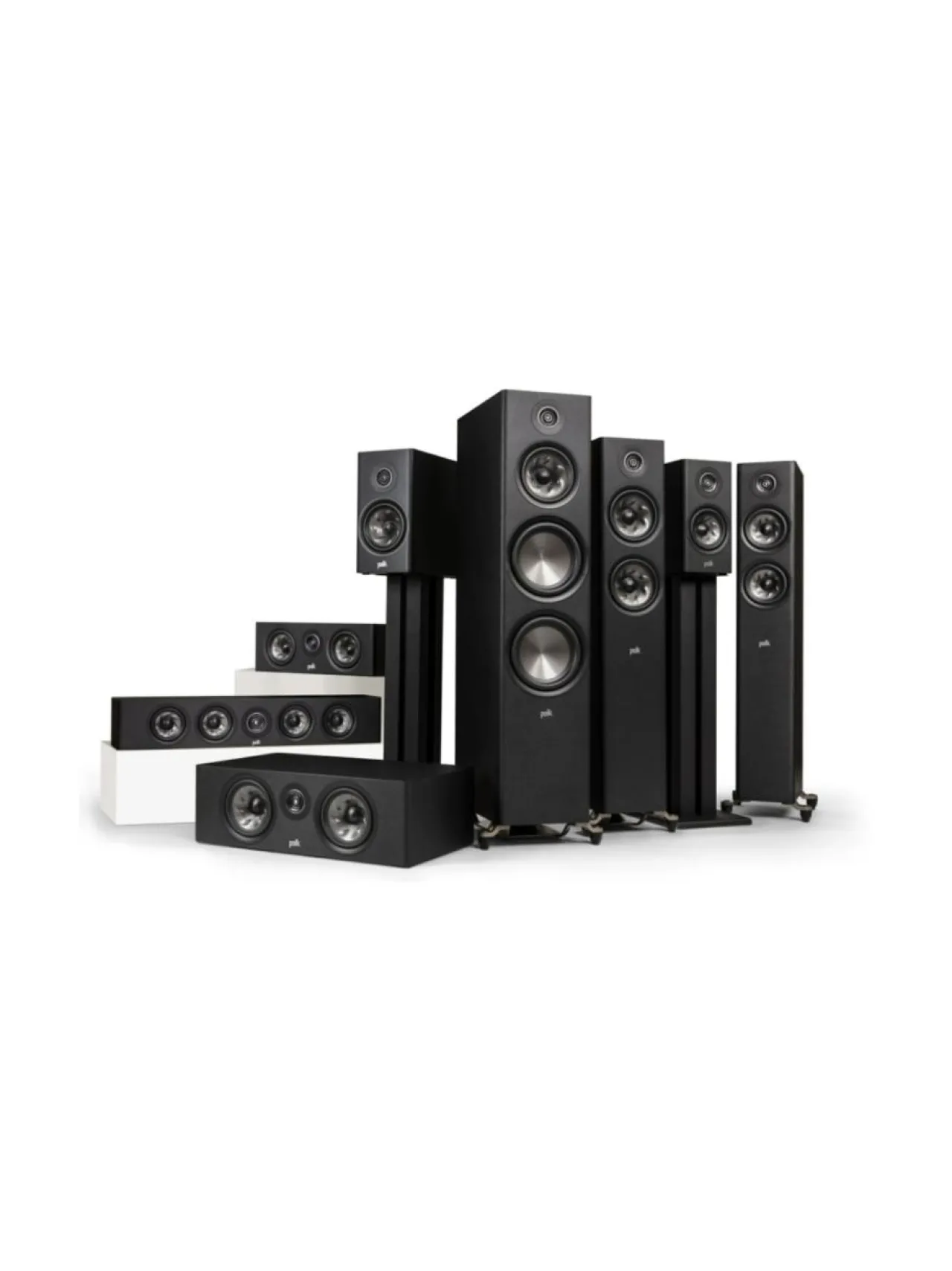 Polk Audio R100 jalustakaiutinpari, musta^ Audio