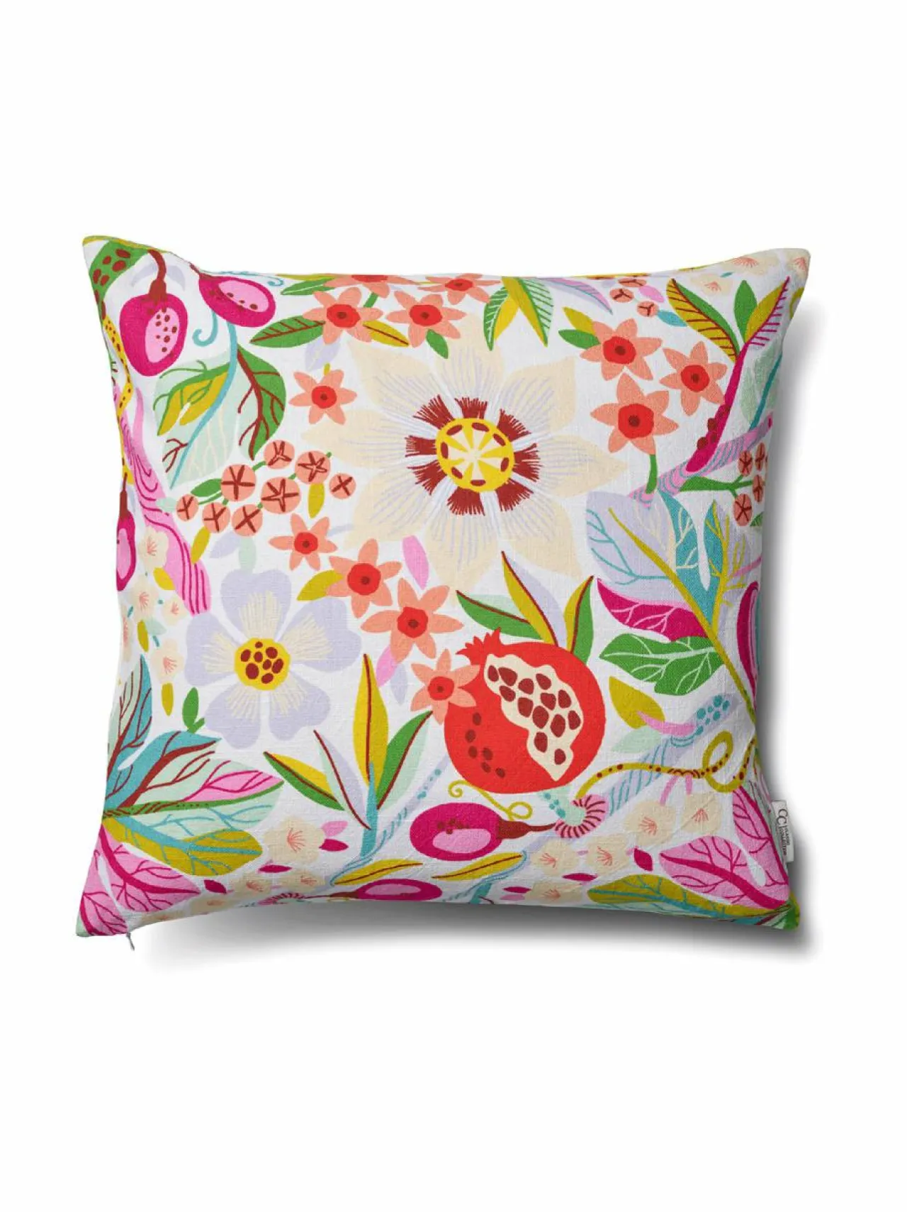 Sisustustyynyt<Classic Collection Pomegranate-tyynynpäällinen WHITE