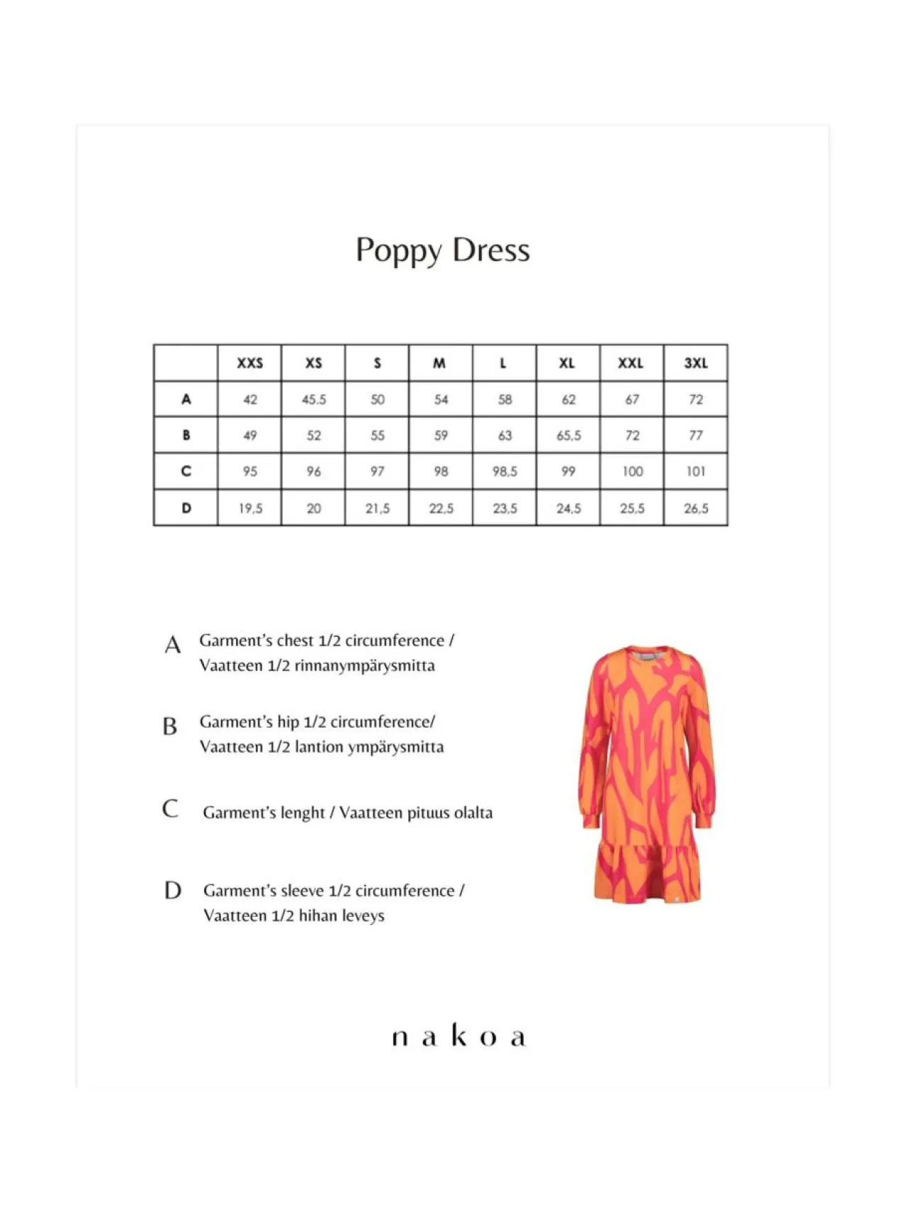 Mekot<Nakoa Poppy Dress, MELODY