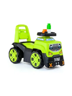 MOLTO Potkuauto Maasturi ja 10 palikkaa vihreä^ Vauvat & Taaperot