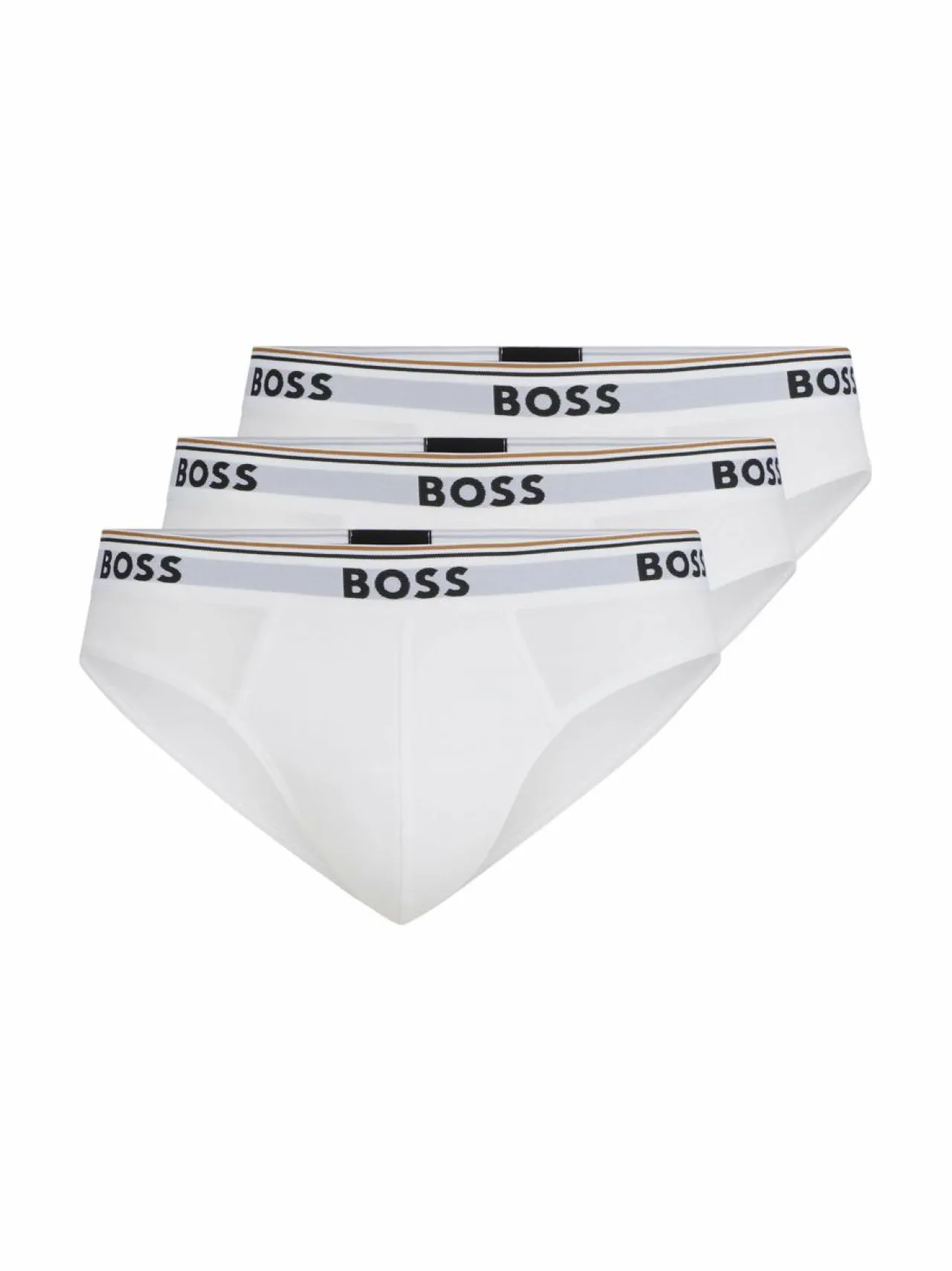 Alusasut<BOSS Power Brief - alushousut 3-pack 100 WHITE