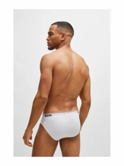 Alusasut<BOSS Power Brief - alushousut 3-pack 100 WHITE