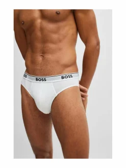 Alusasut<BOSS Power Brief - alushousut 3-pack 100 WHITE