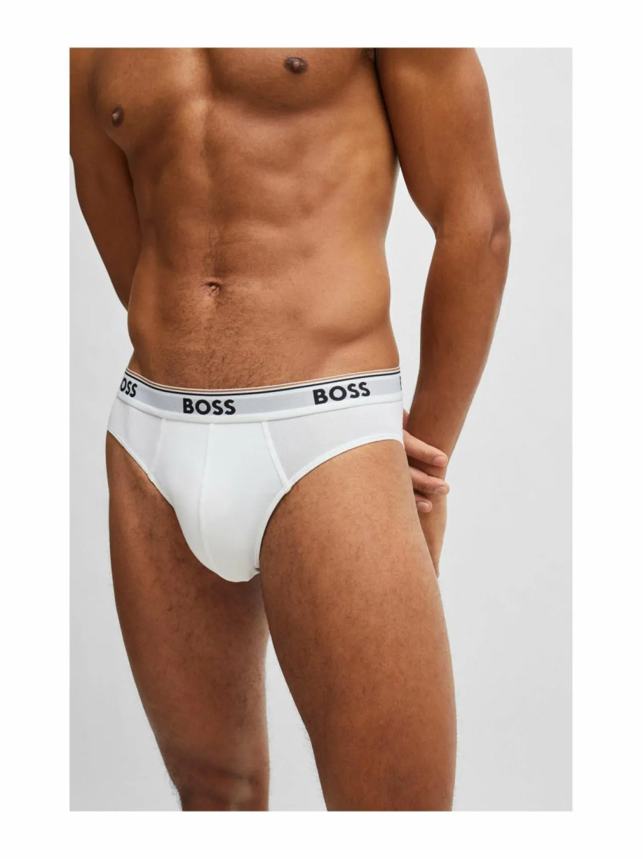 Alusasut<BOSS Power Brief - alushousut 3-pack 100 WHITE