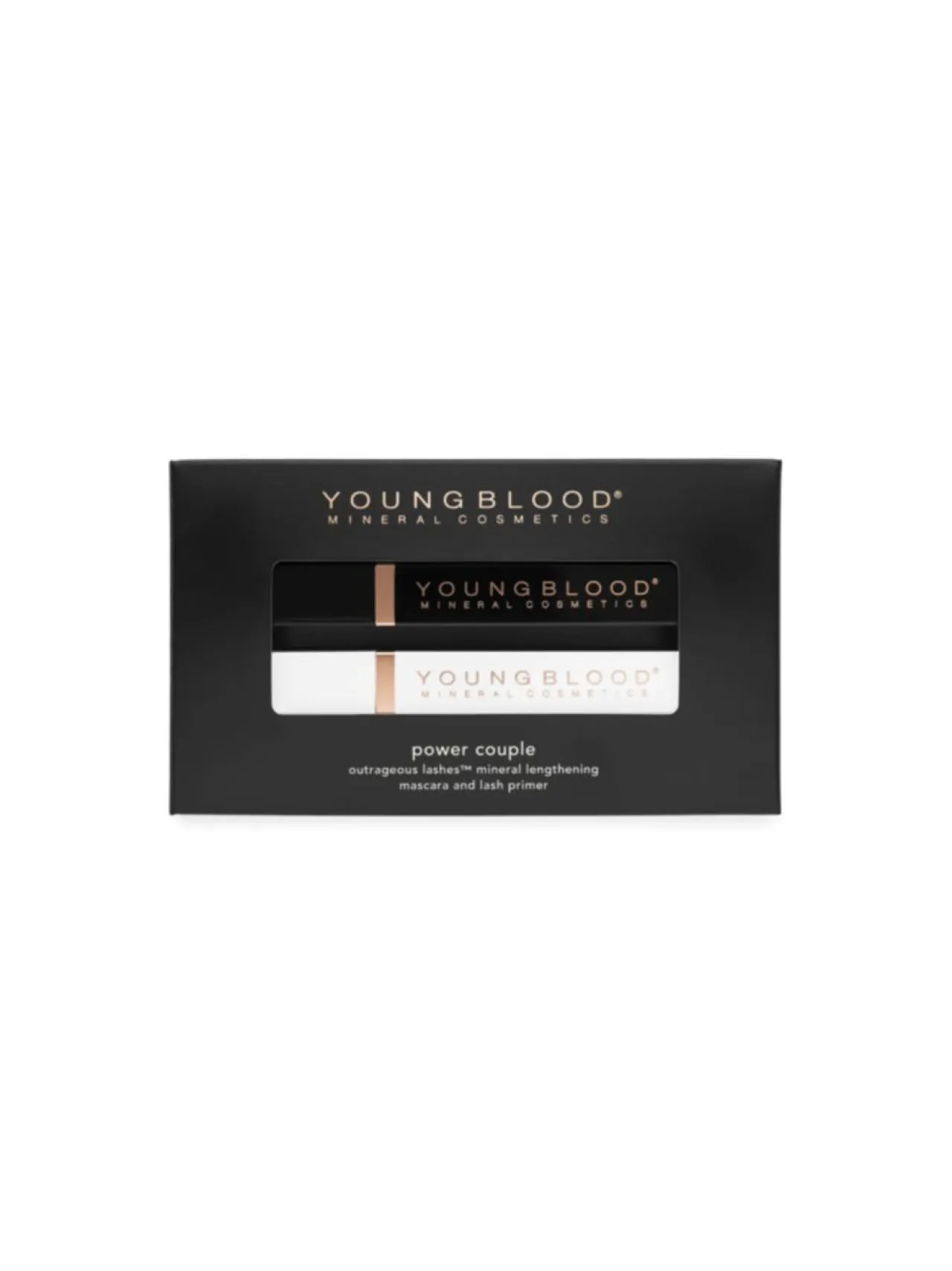Youngblood Power Couple -ripsiväri ja ripsivärin pohjustustuote 2x8,3ml^ Meikkipakkaukset
