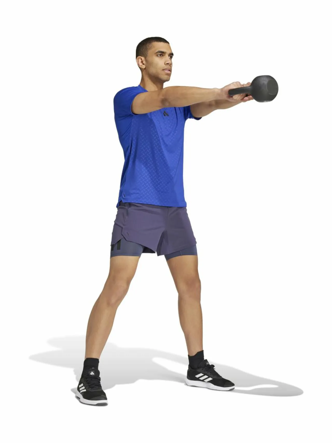 Paidat, Hupparit & Colleget<adidas Performance Power Workout -t-paita IX9093 SELUBL/BLACK