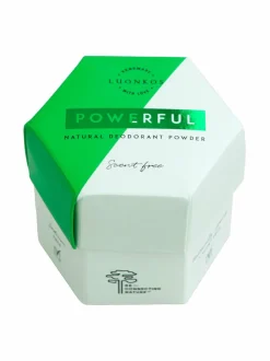 Luonkos Powerful natural deodorant powder -jauhedeodorantti 50 g^ Vartalonhoito