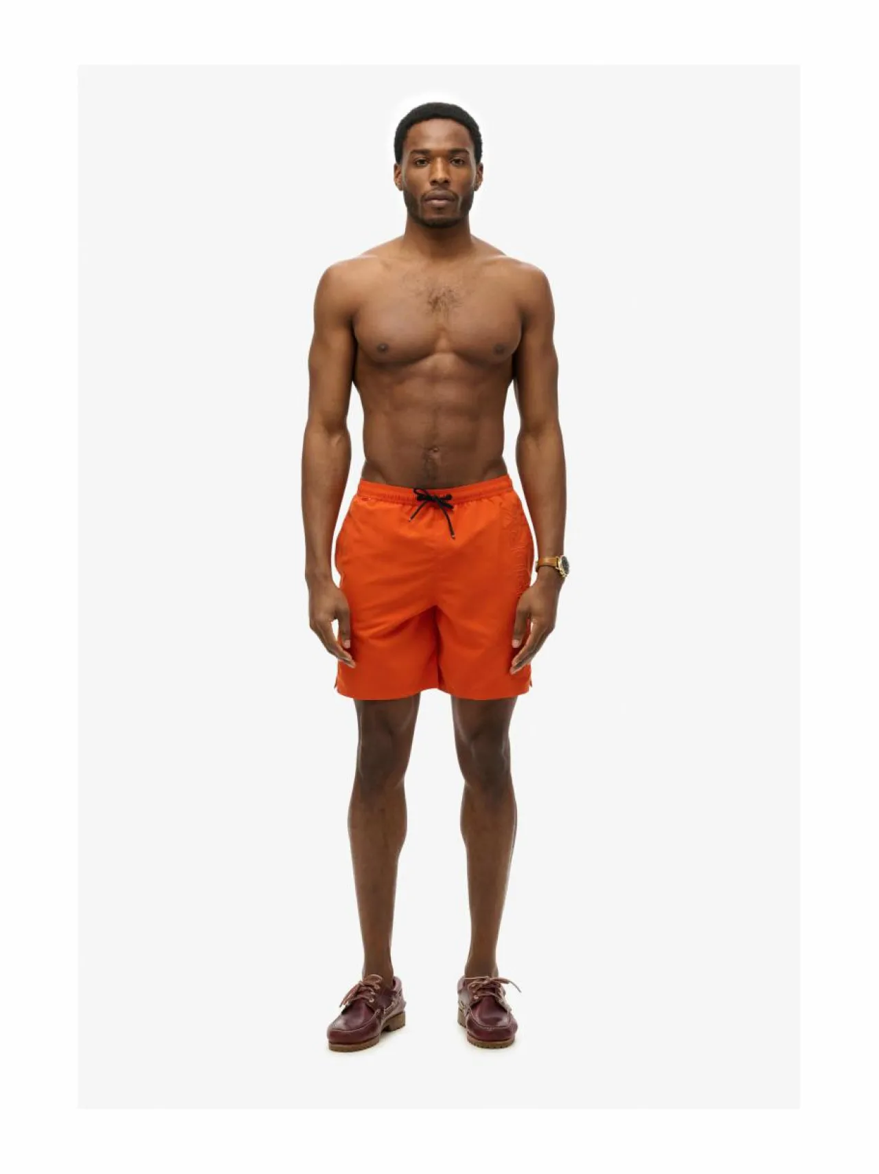 Uimahousut<Superdry Premium Emb 17 -uimashortsit 8UX DENIM CO RUST ORANGE