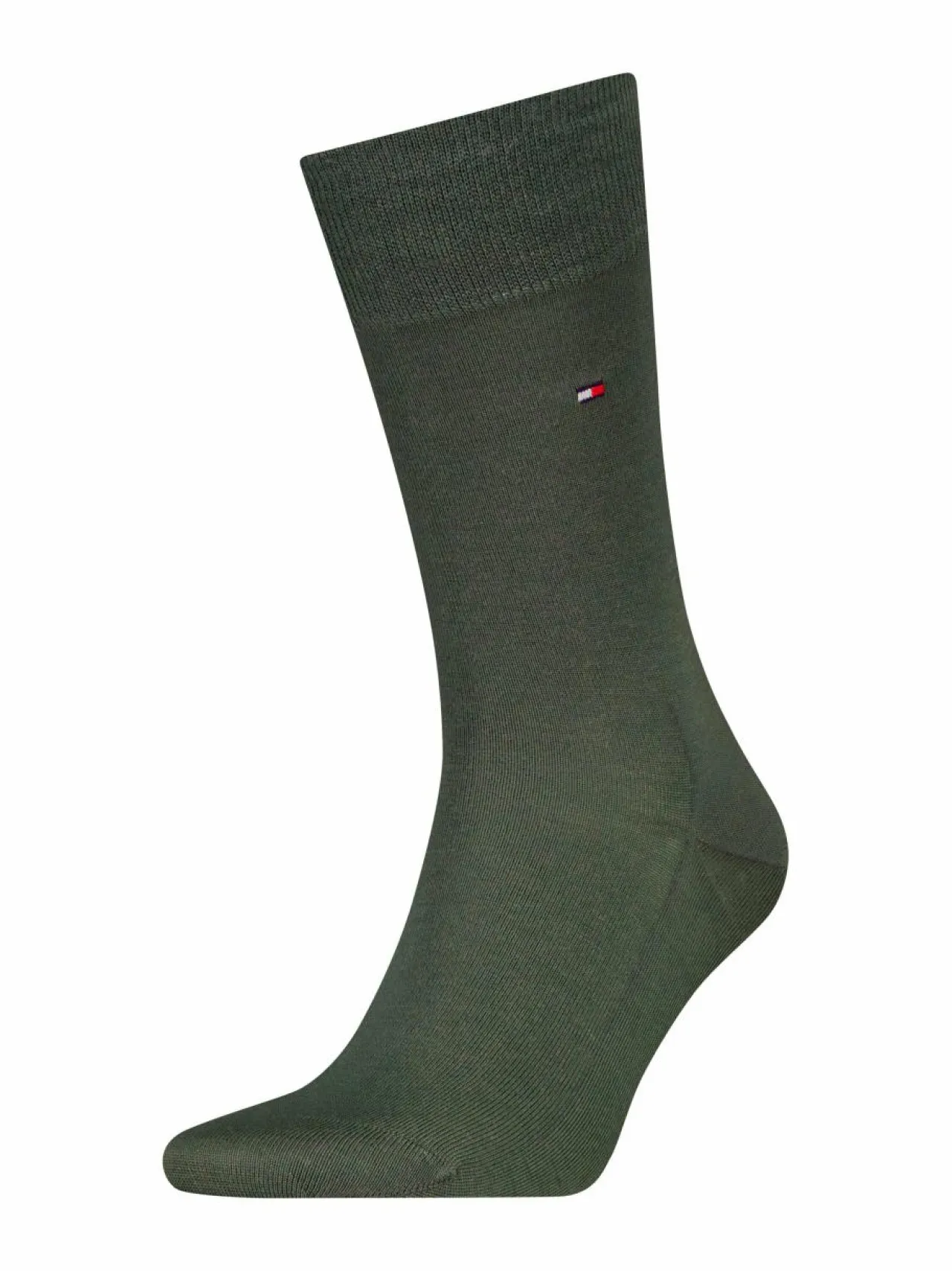 Sukat<Tommy Hilfiger Premium Wool -nilkkasukat 006 UNIFORM GREEN