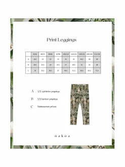 Nakoa Print Leggings,^ Collegehousut & Leggingsit