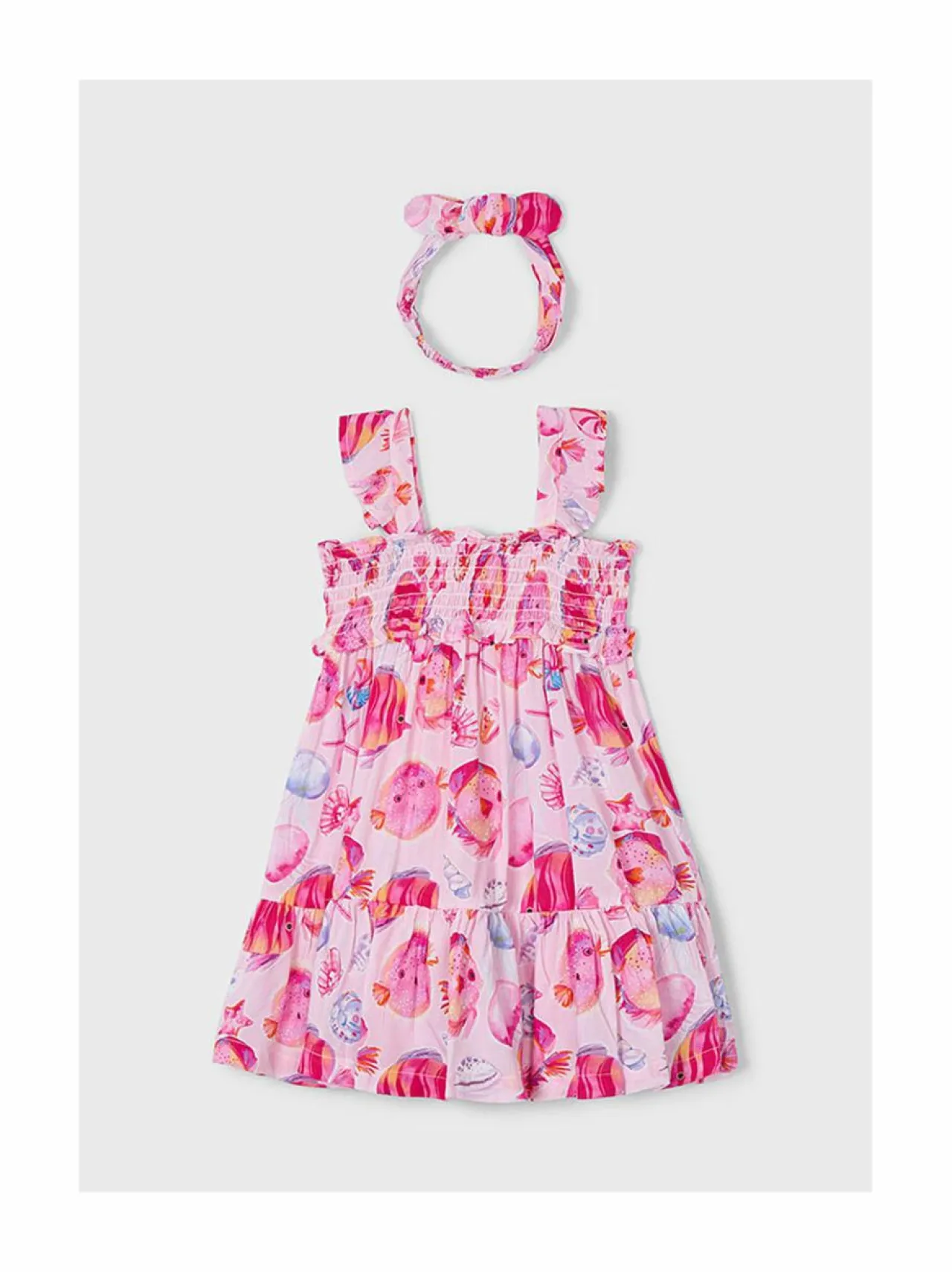 Mekot & Hameet<Mayoral Printtimekko MAGENTA 46