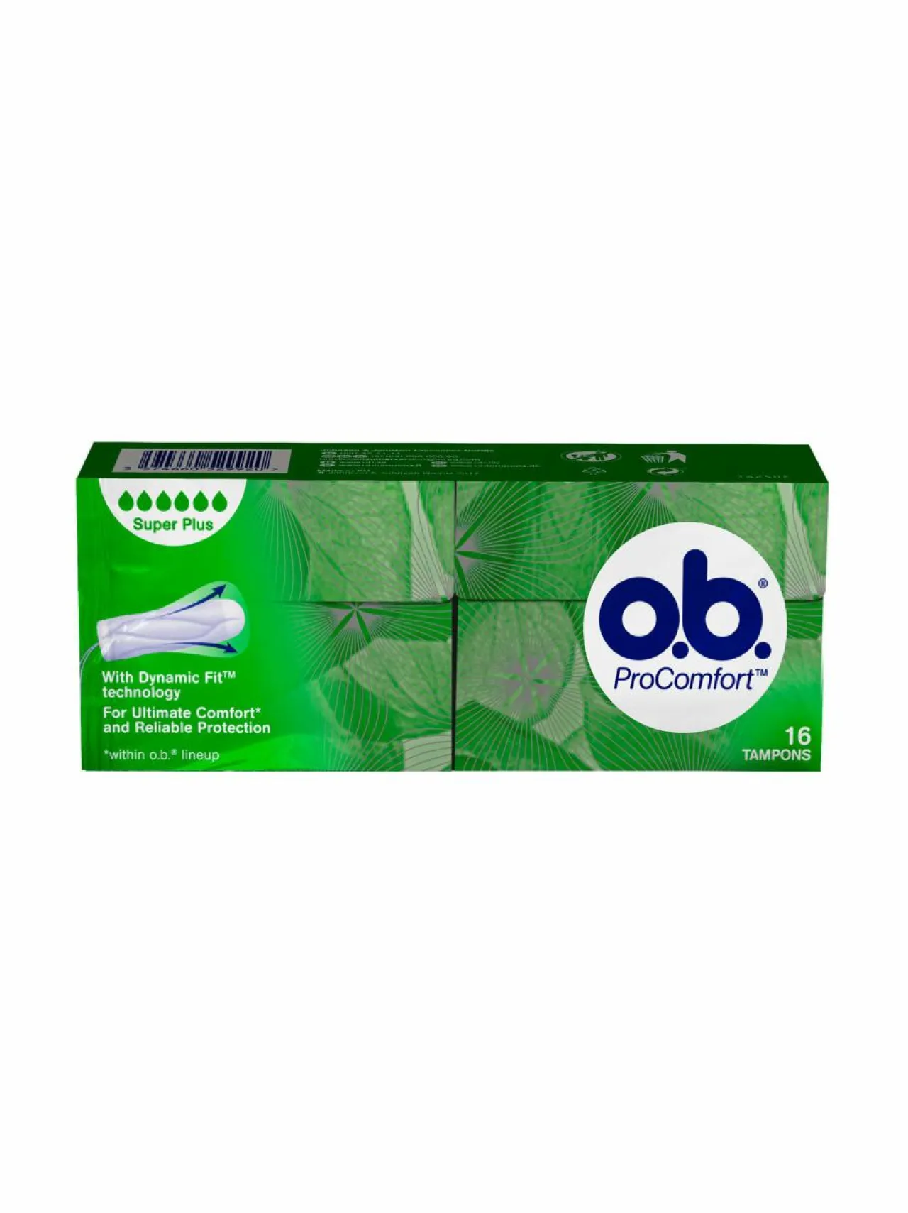 Intiimituotteet<O.B. ProComfort Super Plus -tamponi 16 kpl