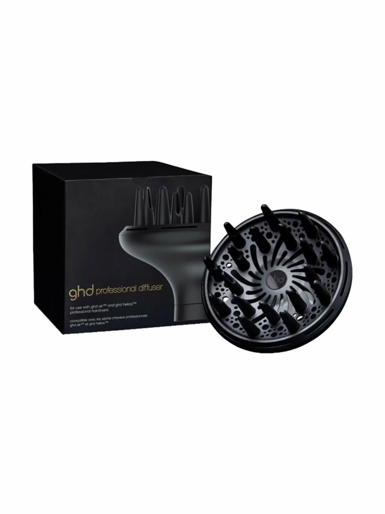 Hiustenhoitolaitteet|Hiustenhoito<GHD Professional Diffuser- kampasuutin hiustenkuivaajalle BLACK