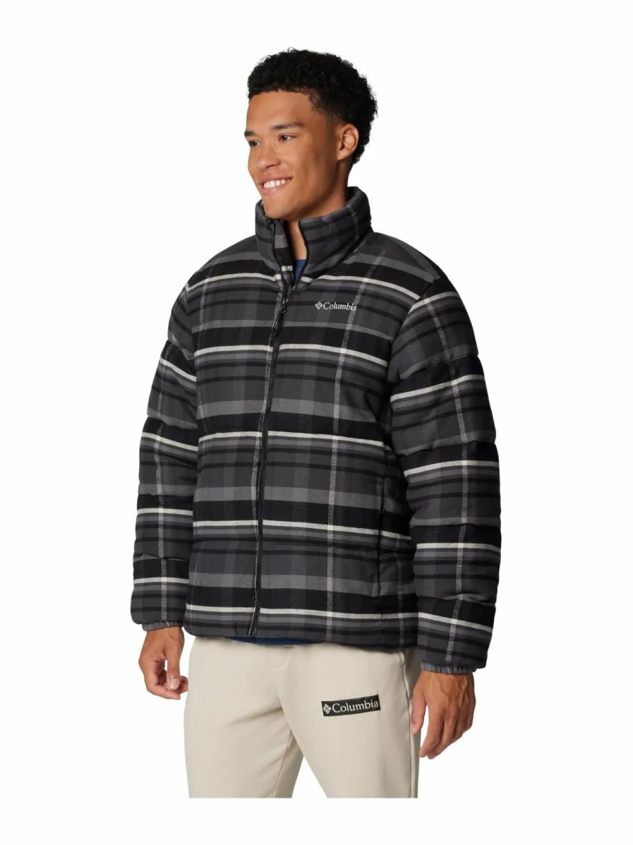Urheilutakit<Columbia Puffect™-takki 010 BLACK MULTI PLAID