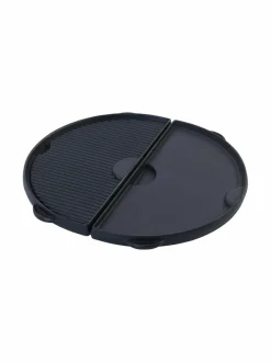 Big Green Egg Puolikuu valurauta plancha-levy, L^ Grillit & Grillitarvikkeet