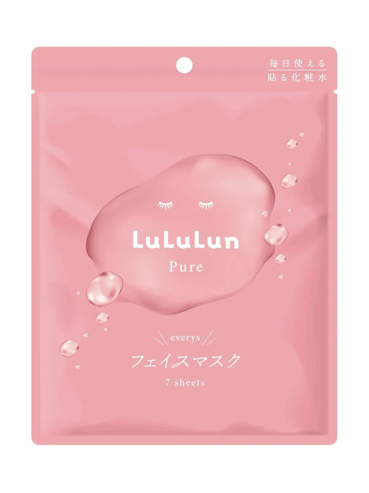 Kasvojenhoito<LuLuLun Pure Everys Sheet Mask -kangasnaamio, 7-pack