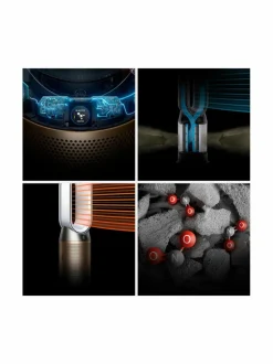 Sisäilma<Dyson Pure Hot & Cool -ilmanpuhdistin NICKEL/GOLD