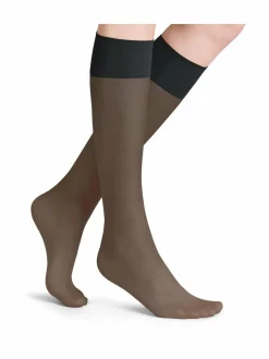 Falke Pure Matt We Care -polvisukat 20 den^ Sukat & Sukkahousut