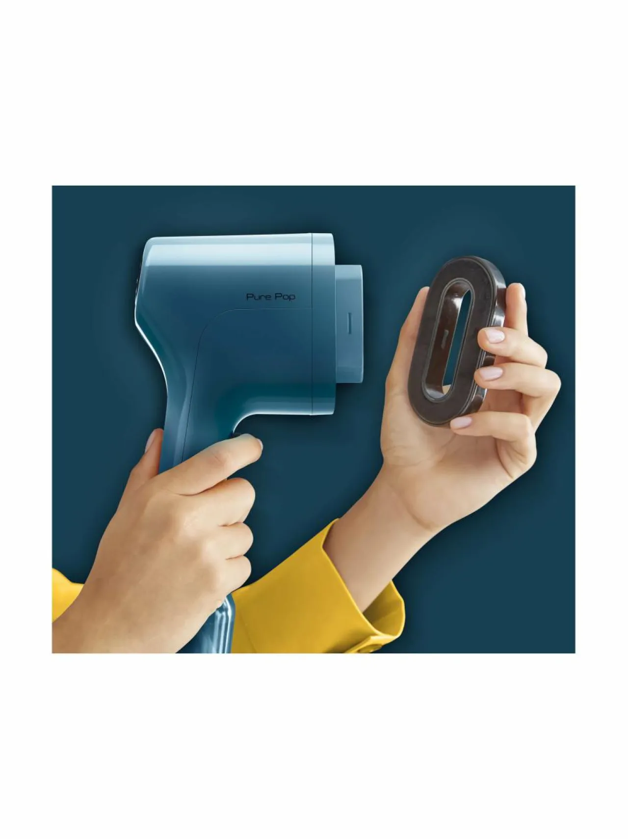 Pyykkihuolto<Tefal Pure Pop -tekstiilihöyrystin BLUE
