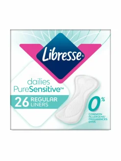 Libresse Pure Sensitive Normal -pikkuhousunsuoja 26 kpl^ Intiimituotteet