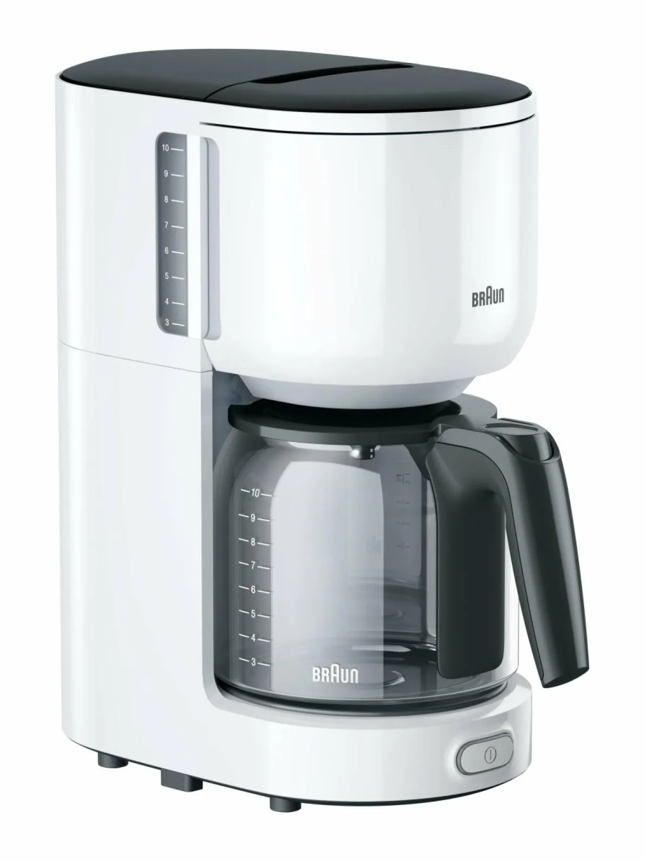 Kahvin- & Vedenkeittimet<Braun PurEase-kahvinkeitin, 10 kuppia 1,25 l WHITE