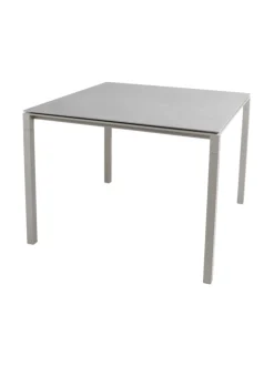 Puutarhakalusteet & Pehmusteet<Cane-Line Pure-ruokapöytä 100 x 100 cm TAUPE, BETONINHARMAA