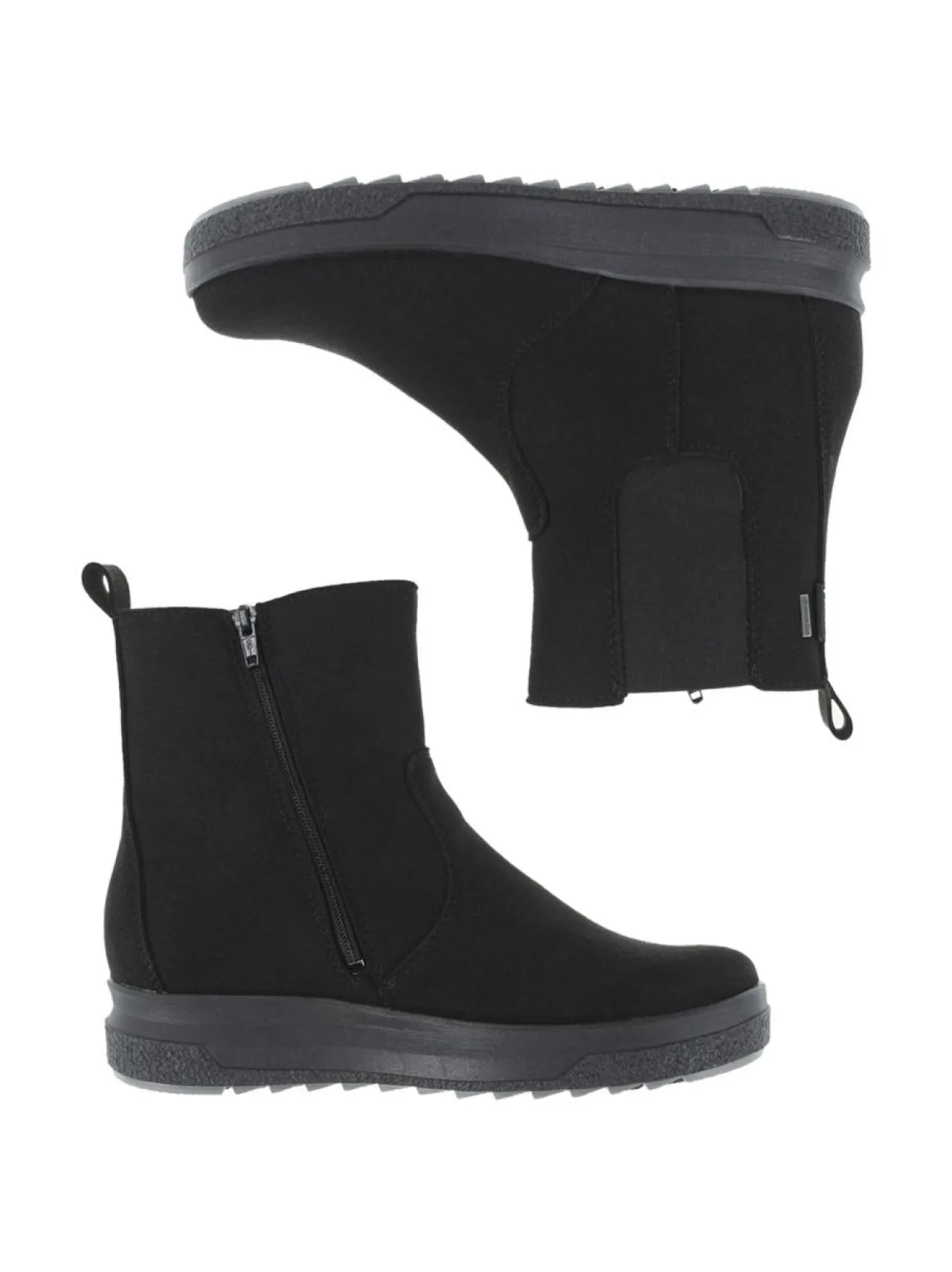 Nilkkurit<Pomar PURO Naisten vegaaniset GORE-TEX® nilkkurit BLACK MICRO SUEDE