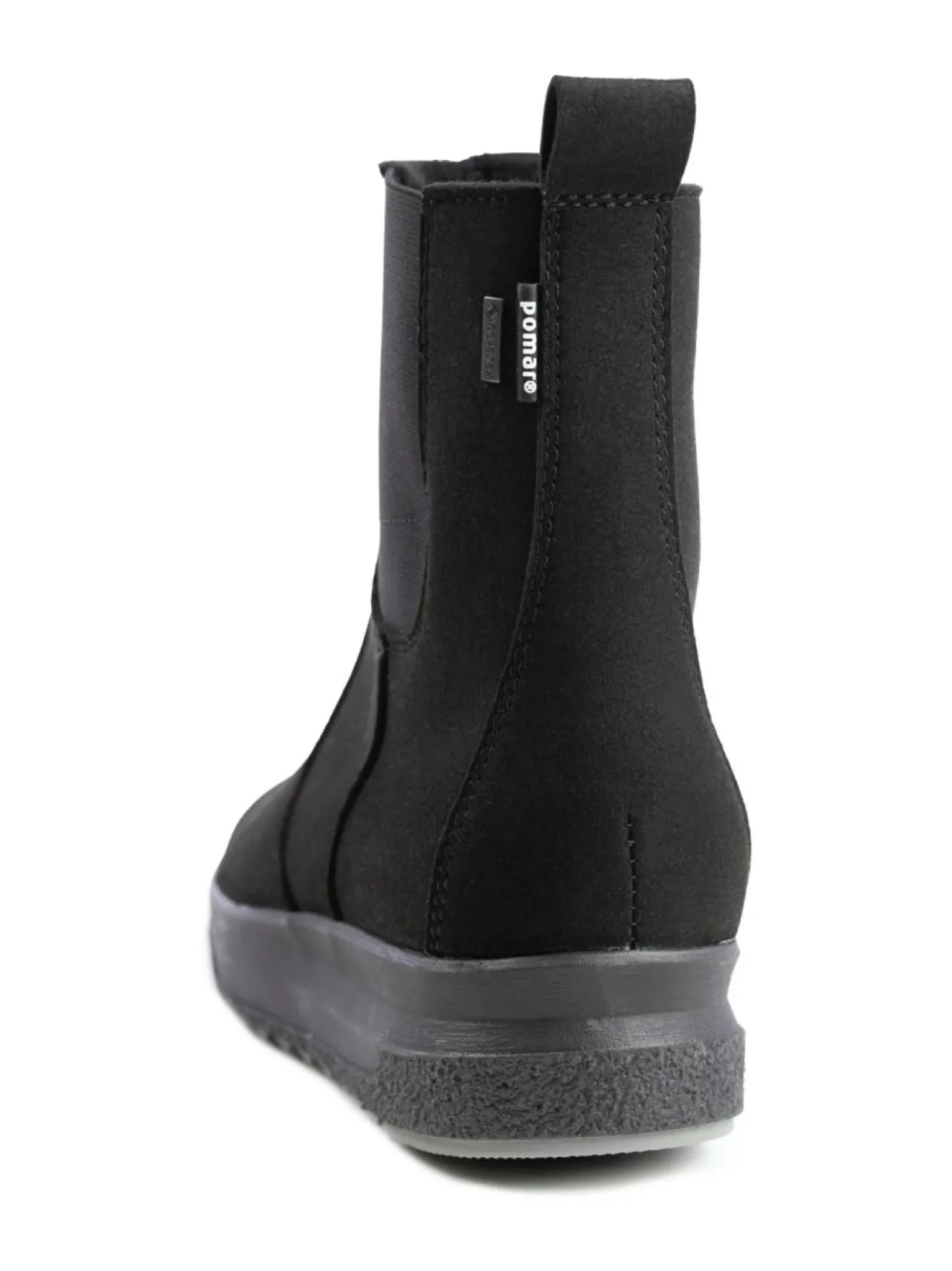 Nilkkurit<Pomar PURO Naisten vegaaniset GORE-TEX® nilkkurit BLACK MICRO SUEDE