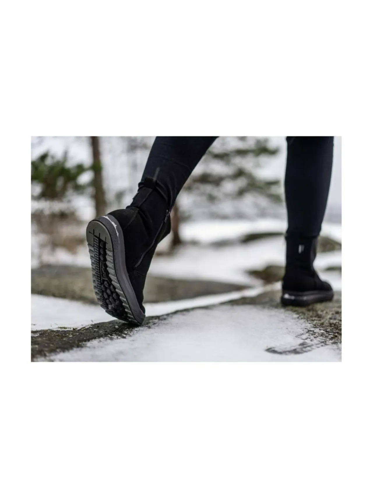 Nilkkurit<Pomar PURO Naisten vegaaniset GORE-TEX® nilkkurit BLACK MICRO SUEDE