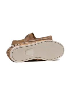 Kävelykengät & Loaferit<Pomar PURSI Miesten Zero Waste purjehduskengät BROWN NUBUCK