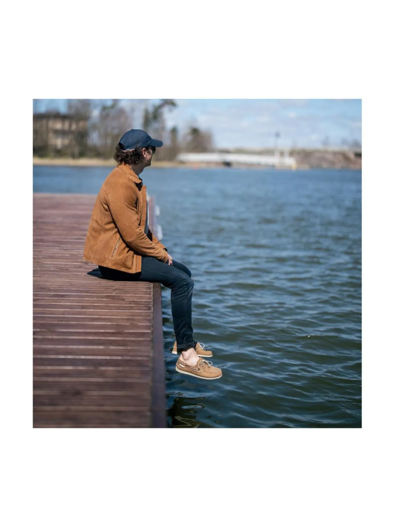 Kävelykengät & Loaferit<Pomar PURSI Miesten Zero Waste purjehduskengät BROWN NUBUCK